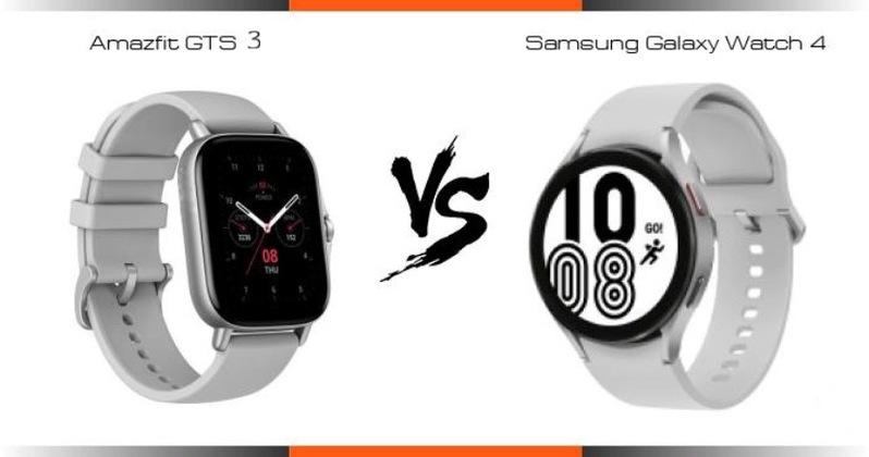 Сравнение умных часов Amazfit GTS 3 и Samsung Galaxy Watch 4