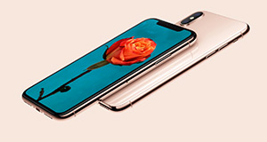 Красота: iPhone X Plus в золотом цвете