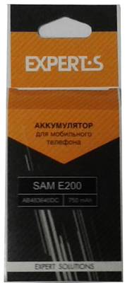 Аккумулятор Experts AB483640DC для телефона Samsung E200