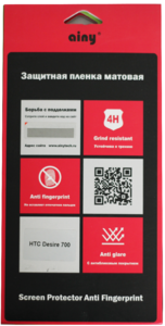 Защитная пленка Ainy для HTC Desire 700
