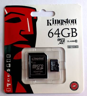Карта памяти microSDXC Kingston 64GB