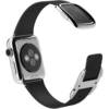 Apple Watch 38mm Stainless Steel with Black Modern Buckle (MJYK2)