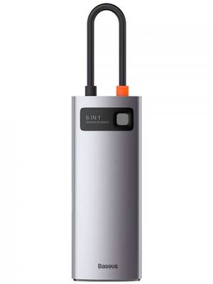 USB-хаб Baseus Metal Gleam 6 in 1