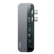 USB-хаб Baseus Transparent Series Dual Type-C