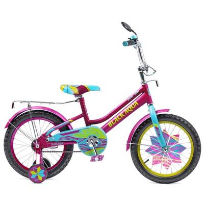 Детский велосипед Black Aqua Lady 16 1s со светящимися колесами
