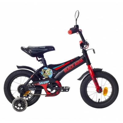 Детский велосипед Black Aqua Sharp 12 1s (2017) со светящимися колесами