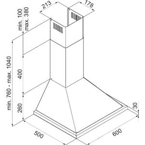 Кухонная вытяжка MAUNFELD Retro Frame 60