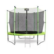 Батут Alpin Inside 3.12 м с защитной сеткой и лестницей