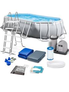 Каркасный бассейн Intex Prism Frame Oval