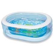 Надувной бассейн Intex Oval Whale Fun 163x107x46