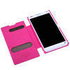 Чехол для Sony Xperia ZL L35h кожаный - книжка с окошком NillKin Easy розовый