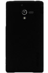 Чехол для Sony Xperia ZL L35h керамический + пленка Meifeng CharmingSand черный