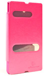 Чехол для Sony Xperia Z LT36i кожаный - книжка с окошком NillKin Easy розовый