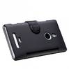Чехол для Nokia Lumia 925 пластик с кожей Nillkin V-Style Чехол для Nokia Lumia 925 пластик с кожей Nillkin V-Style
