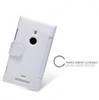 Чехол для Nokia Lumia 925 пластик с кожей Nillkin V-Style белый