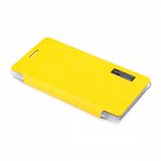 Чехол для Nokia Lumia 925 пластик с кожей Rock Elegant