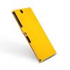 Чехол для Sony Xperia Z Ultra XL39H пластик с кожей Nillkin Fresh желтый