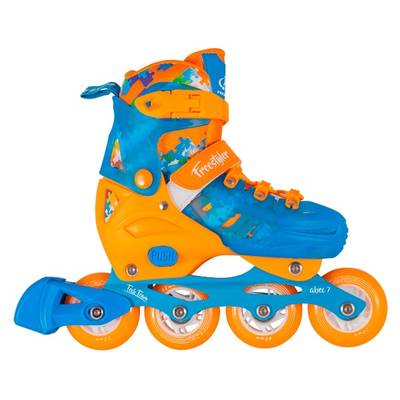 Роликовые коньки Tech Team Freestyler 2020 (р. 36-39, синий/оранжевый)