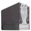 Туалет-домик Furrytail XL Semi-Closed Glow House Cat Litter Box with Scoop