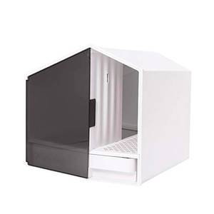 Туалет-домик Furrytail XL Semi-Closed Glow House Cat Litter Box with Scoop