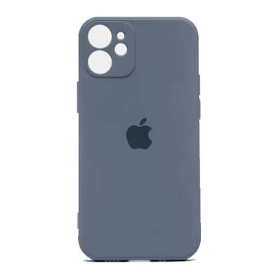 Чехол-накладка для iPhone 13 Pro Silicone Case серо-синий Чехол-накладка для iPhone 13 Pro Silicone Case