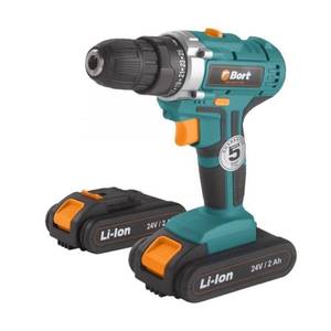 Дрель-шуруповерт Bort BAB-24UX2LI-FDK