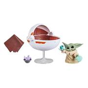 Фигурка Hasbro Star Wars Малыш Йода (Грогу) в летающей коляске