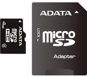 Карта памяти microSD 4 GB + Adapter