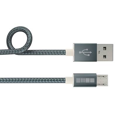 Дата-кабель Interstep USB-microUSB Data Cable