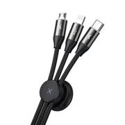 Кабель Baseus 3 в 1 Car Co-sharing Cable USB для M+L+T