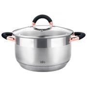 Кастрюля Lara Black and Rose LR02-410