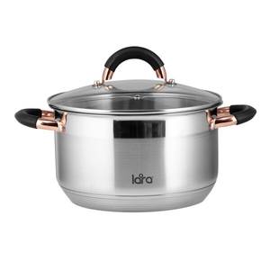Кастрюля Lara Black and Rose LR02-415