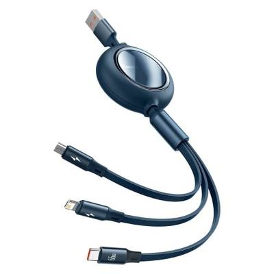 Кабель Baseus CAMLC-MJ03 USB-A - USB Type-C/microUSB/Lightning