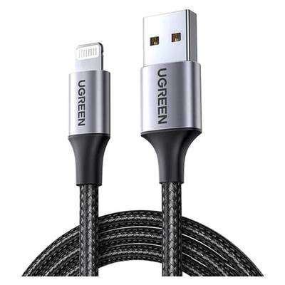 Кабель Ugreen US199 USB Type-A - Lightning 1 м черный Кабель Ugreen US199 USB Type-A - Lightning 1 м