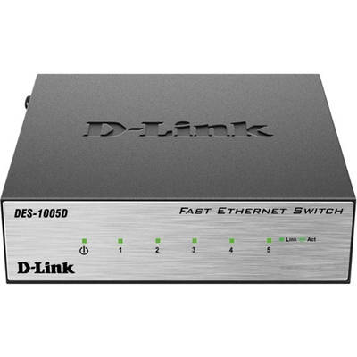 Неуправляемый коммутатор D-Link DES-1005D/O2B