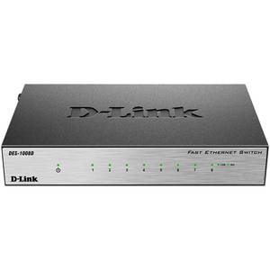 Неуправляемый коммутатор D-Link DES-1008D/L2B