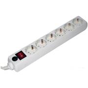 Сетевой фильтр Гарнизон 6 розеток, 1.8 м