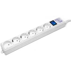 Сетевой фильтр Power Cube Куб SPG(5+1)-16B, 6 розеток, белый