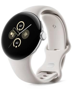 Google Pixel Watch 2 глянцевый серебристый/фарфор Google Pixel Watch 2