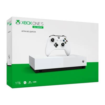 Игровая приставка Microsoft Xbox One S All-Digital Edition 1TB