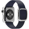 Apple Watch 38mm Stainless Steel with Blue Modern Buckle (MJ332)
