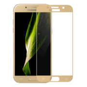 Защитное стекло на телефон Samsung Galaxy A3 3D Gold