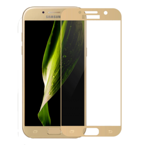 Защитное стекло на телефон Samsung Galaxy A3 3D Gold