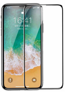 Защитное стекло Baseus 0.23mm Drop-proof Full Screen для iPhone X/XS