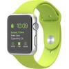 Apple Watch Sport 42mm Silver with Green Sport Band (MJ3P2)