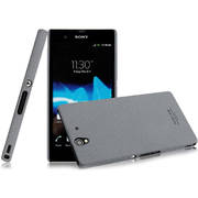 Чехол для Sony Xperia Z LT36i керамический + пленка iMak Stone, серый