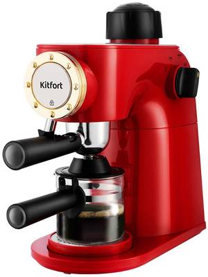 Рожковая бойлерная кофеварка Kitfort KT-756