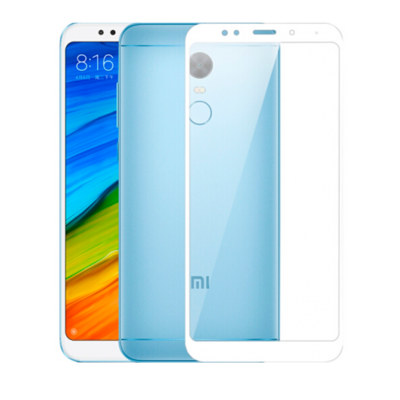 5D стекло белое Xiaomi Redmi 5 Plus