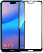Защитное 5D стекло Huawei p20 lite чёрное