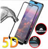 Защитное 5D стекло Huawei p20 lite чёрное
